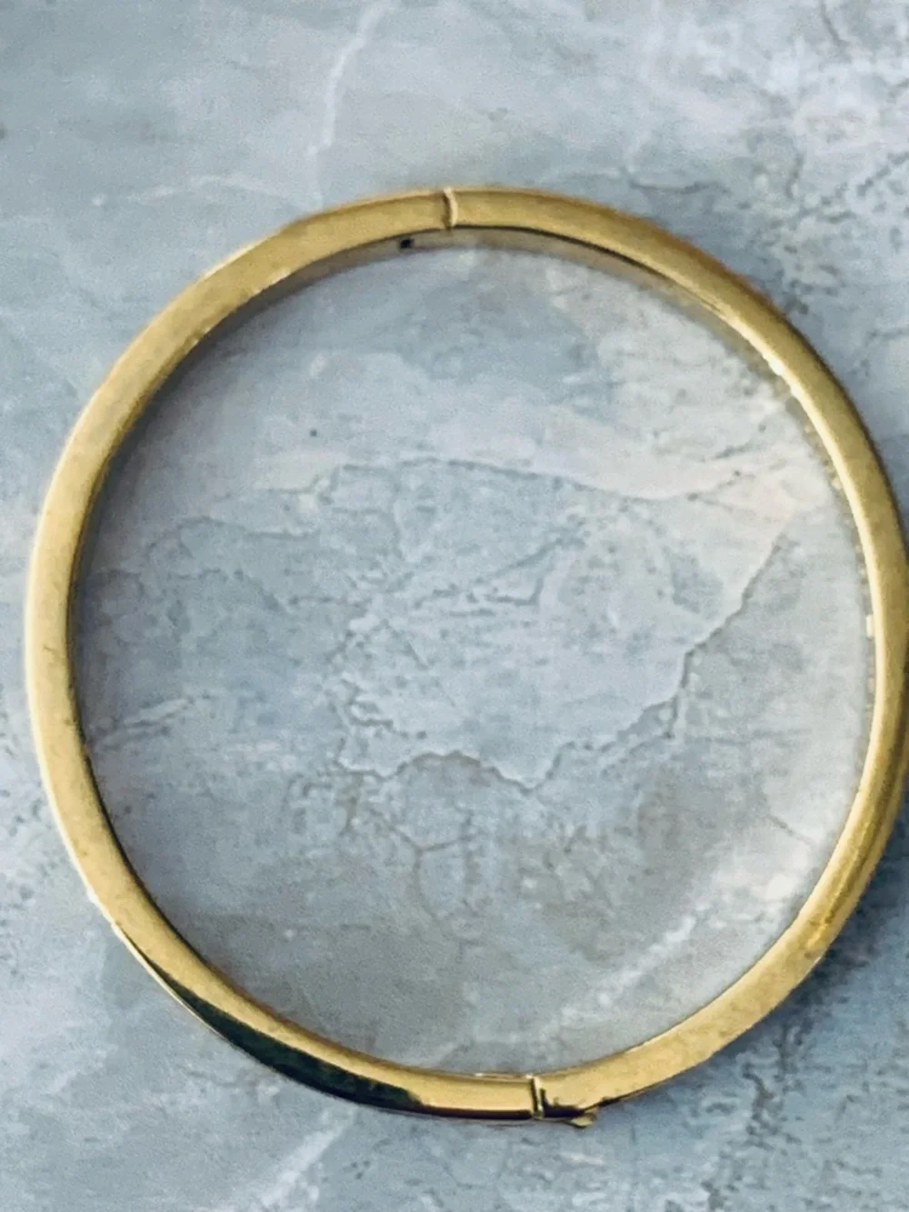 Spot The Spade Enamel Hinged Bangle Bracelet - Picture 5 of 8